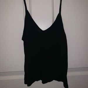 2 FOR 1 black square neck bodysuit & crop top